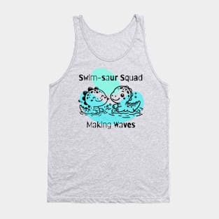 Swim-saur: Making Waves Tank Top